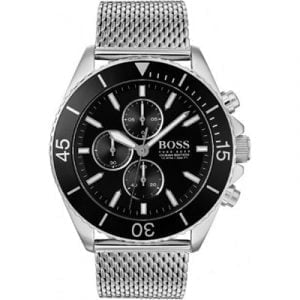 סט שעון יד HUGO BOSS לגברים דגם HB1513701 וצמיד יותם